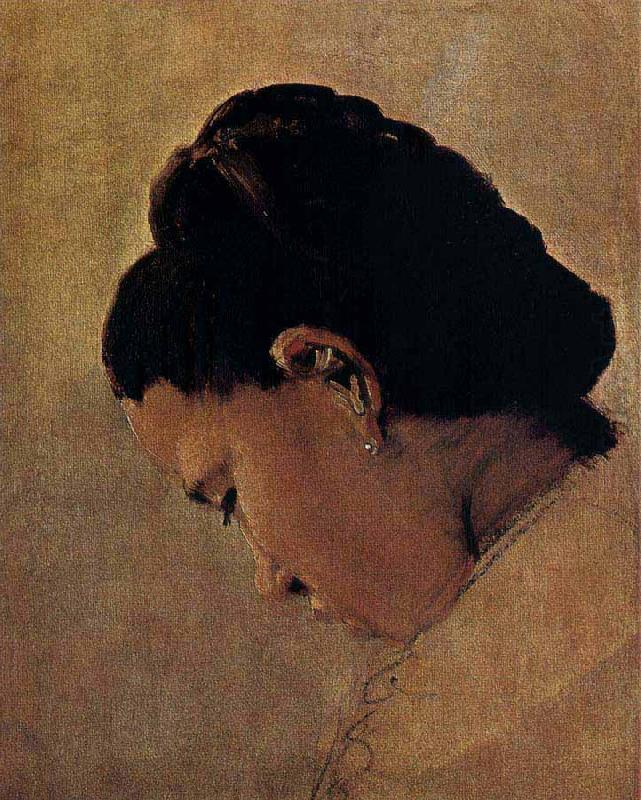 Head Portrait of the Girl, Georges Seurat